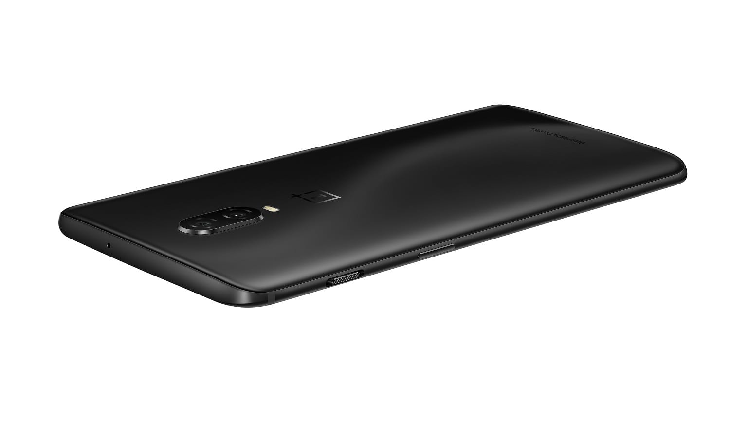 Die Rückseite des OnePlus 6T ist aus Glas. Das Gerät erscheint in Deutschland in den Farben "Midnight Black" und "Mirror Black".