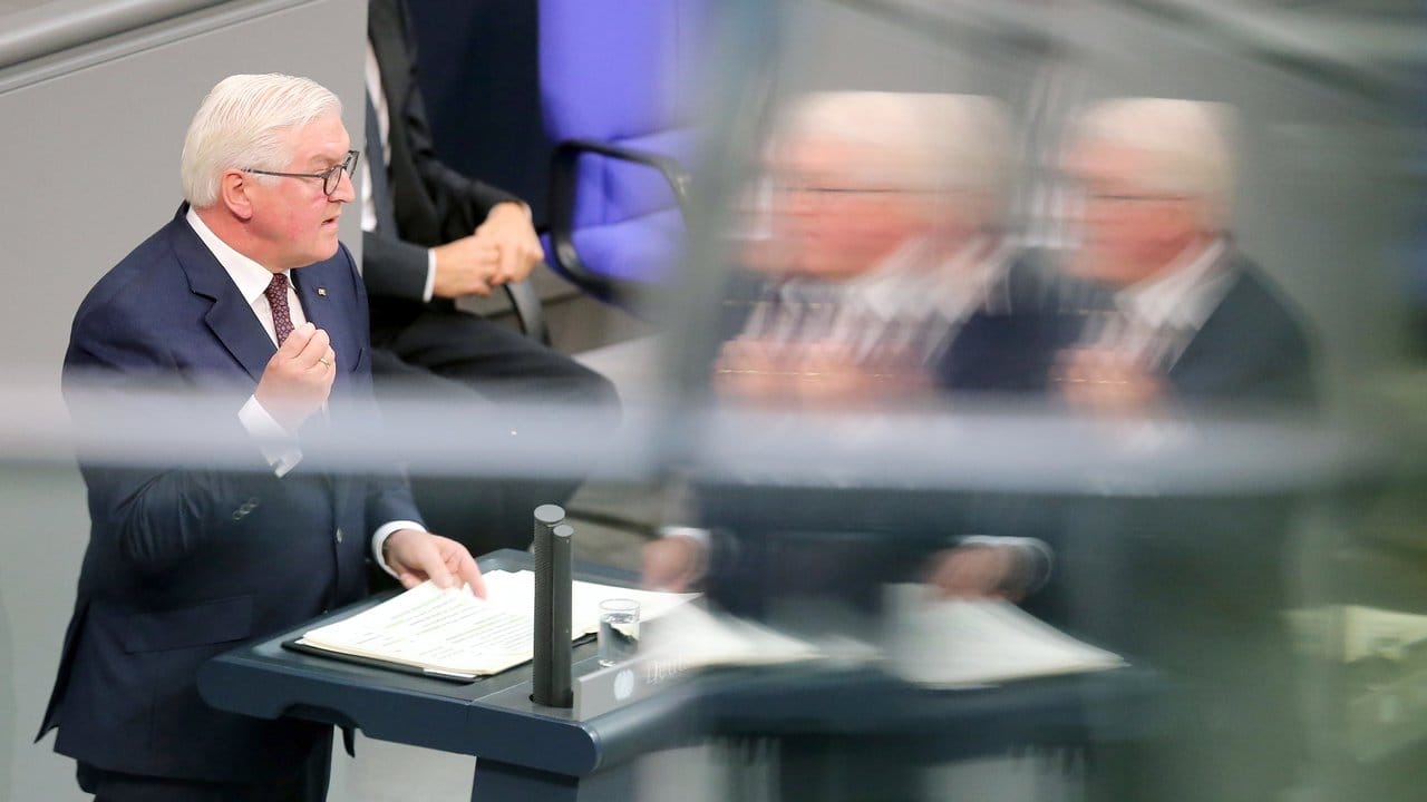 Bundespräsident Frank-Walter Steinmeier plädiert für einen "demokratischen Patriotismus" in Deutschland.