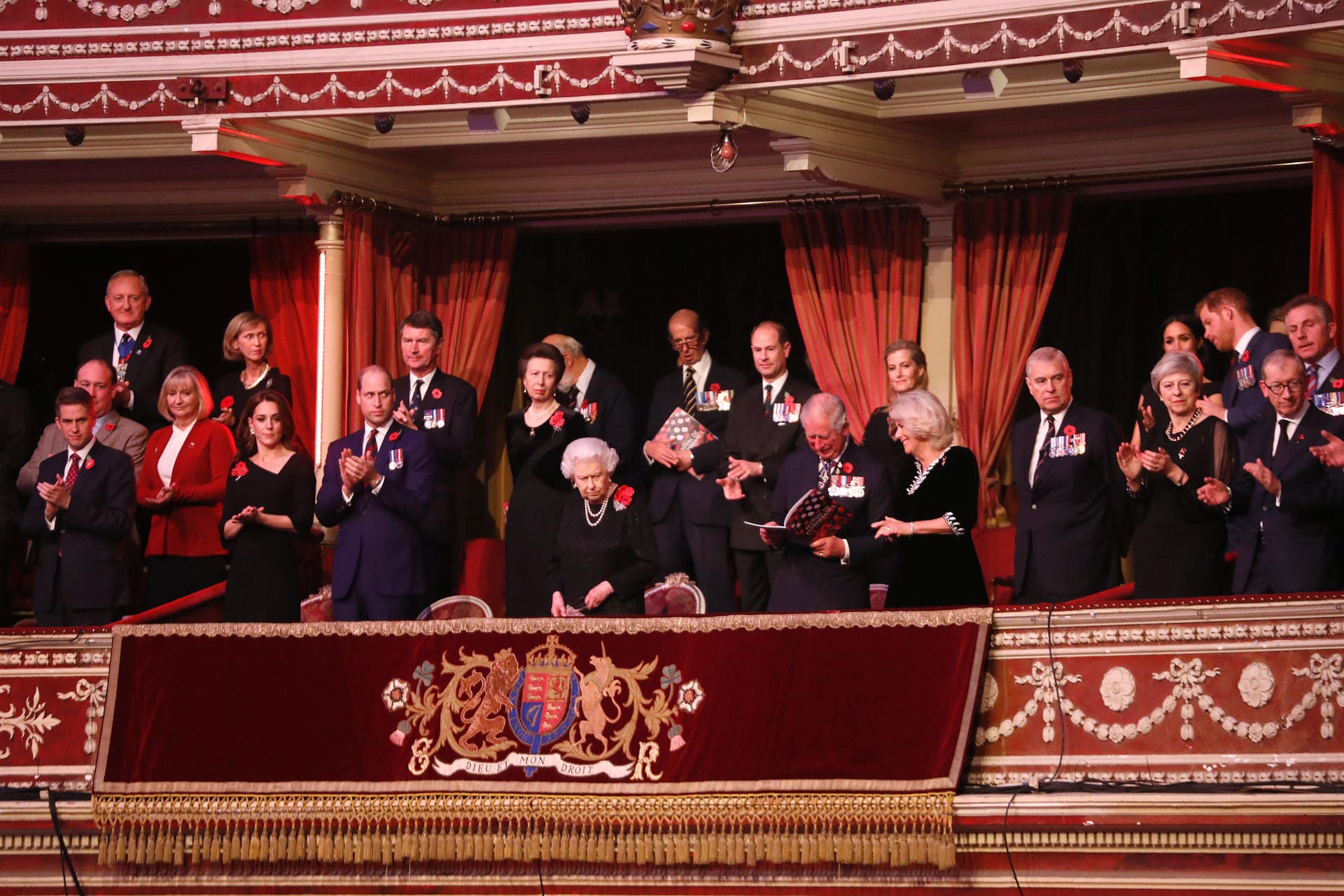 Familienfoto: Die britischen Royals gedenken den Opfern der beiden Weltkriege.
