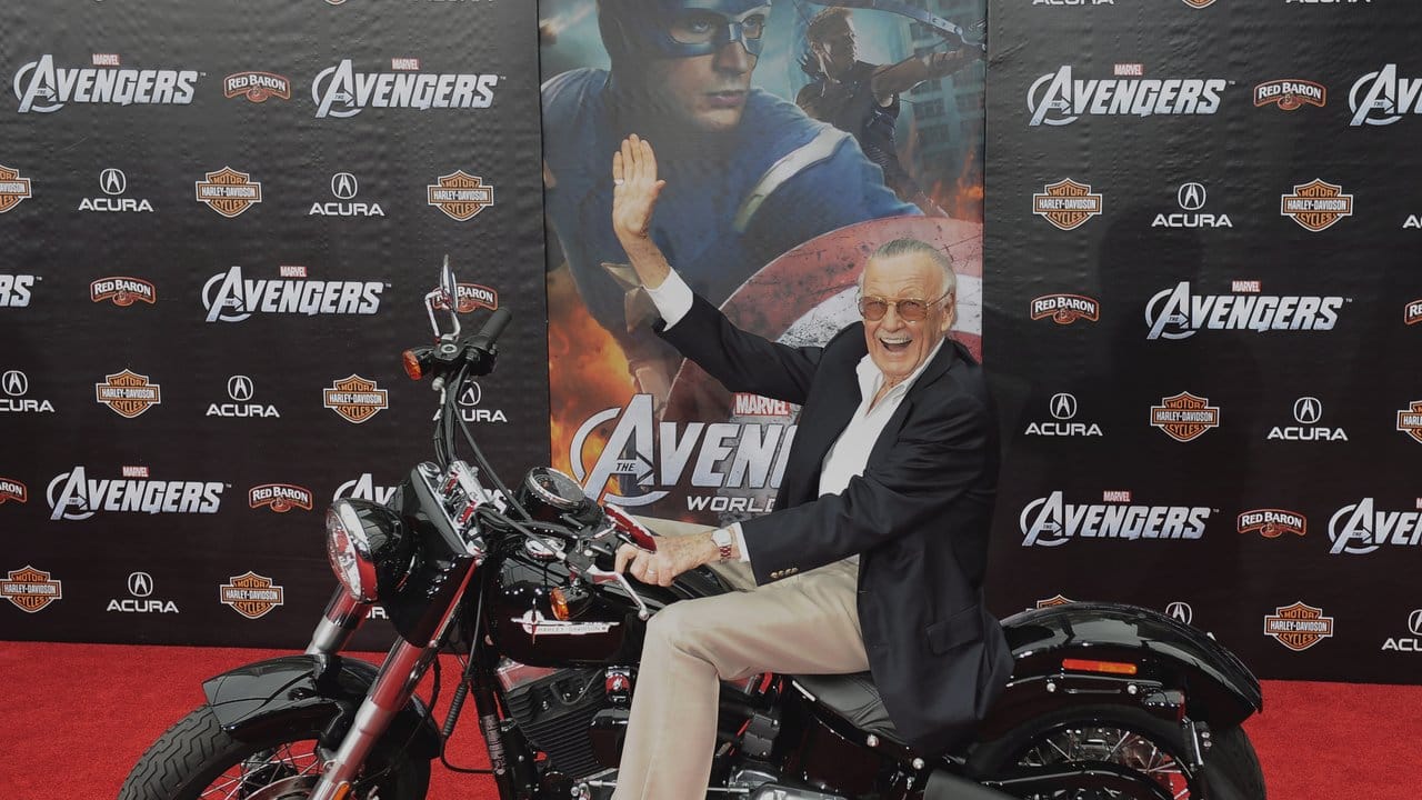 Stan Lee 2012 bei der Premiere von "The Avengers" in Hollywood.