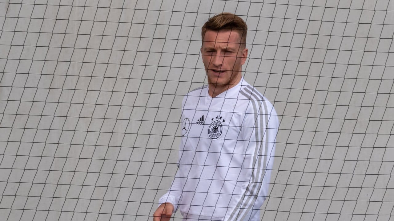 Marco Reus musste auf das Auftakttraining der deutschen Fußball-Nationalmannschaft verzichten.