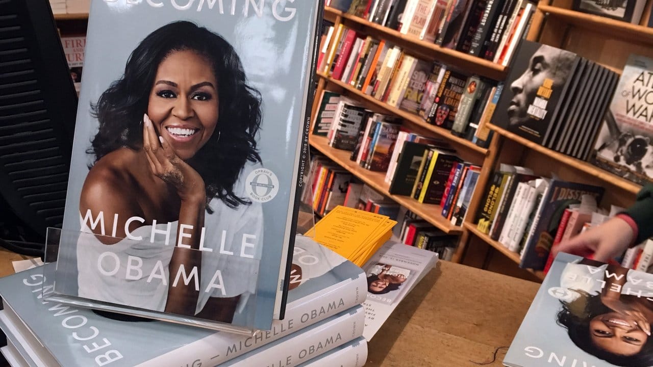 Michelle Obamas Autobiografie "Becoming" ("Werden") wird ein Renner für den Buchhandel.