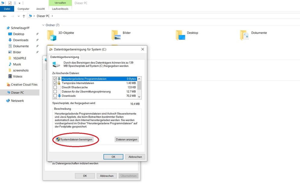Windows.old: So löschen Sie alte Windows-Versionen