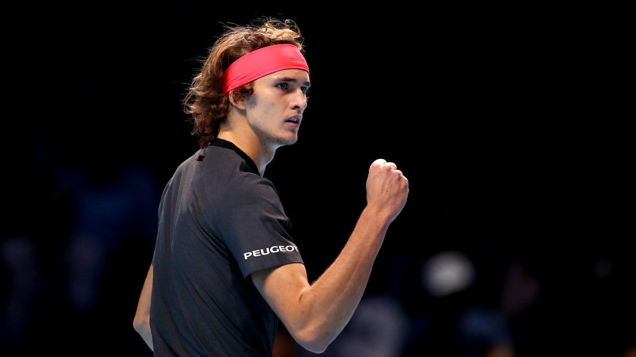 Steht in London im Finale: Alexander Zverev. Steht in London im Finale: Alexander Zverev.