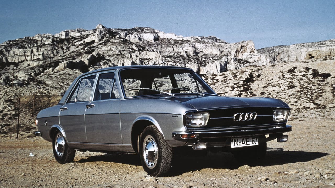 Audis neues Flaggschiff: Der Audi 100 feierte im Herbst 1968 seine Weltpremiere.