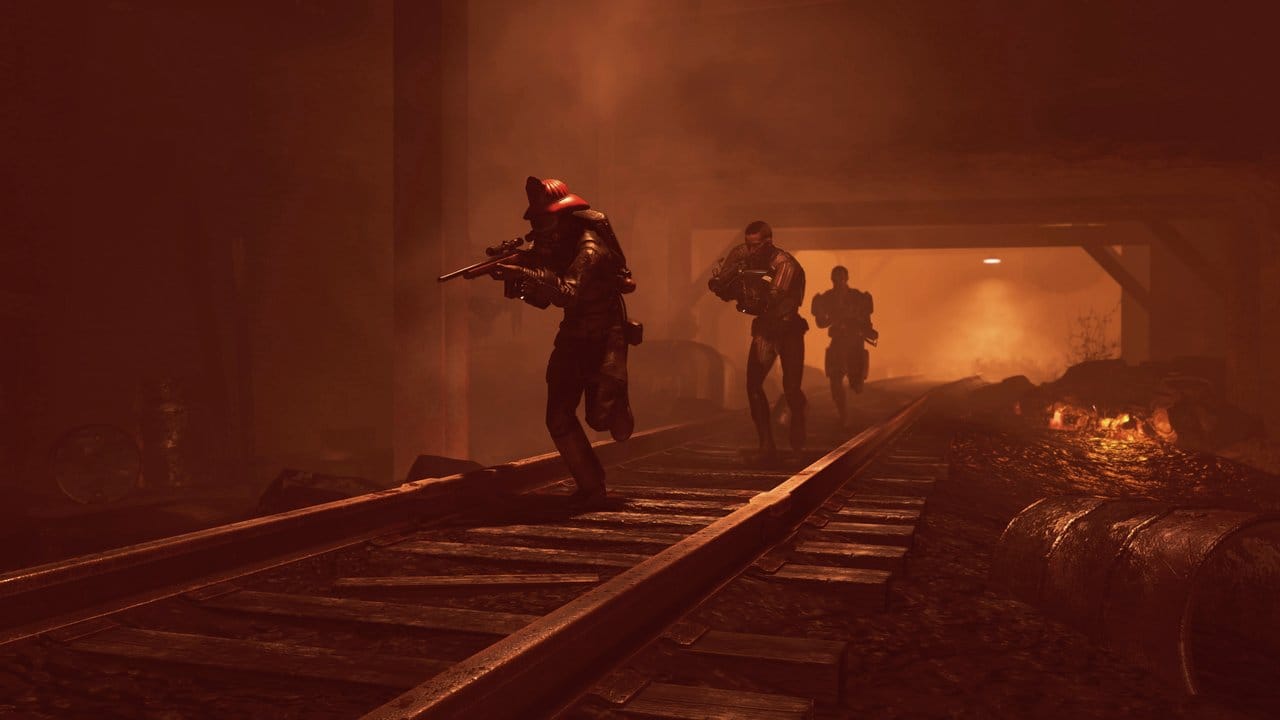Team im Tunnel: Die Spannung kommt in "Fallout 76" nicht zu kurz.