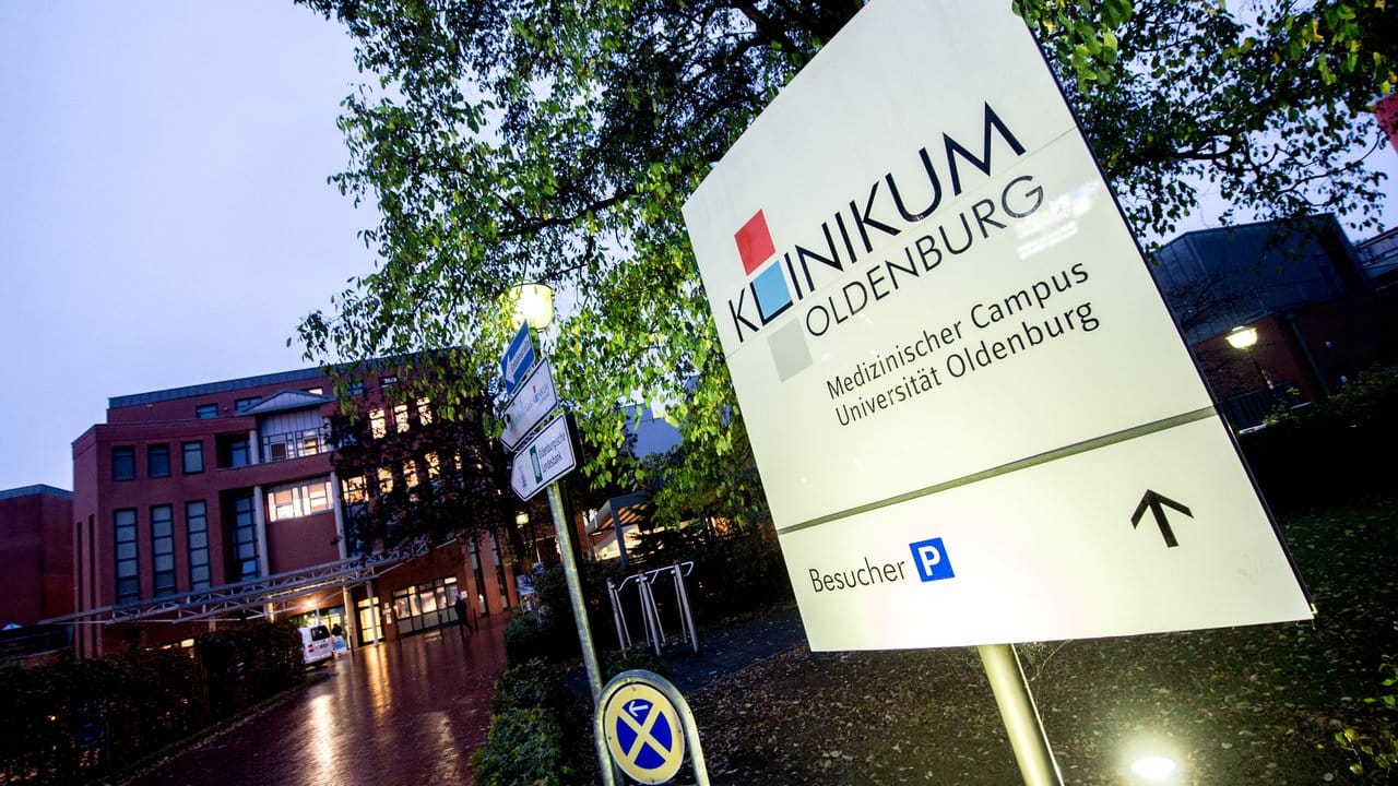 Blick auf das ehemalige Klinikum Oldenburg.