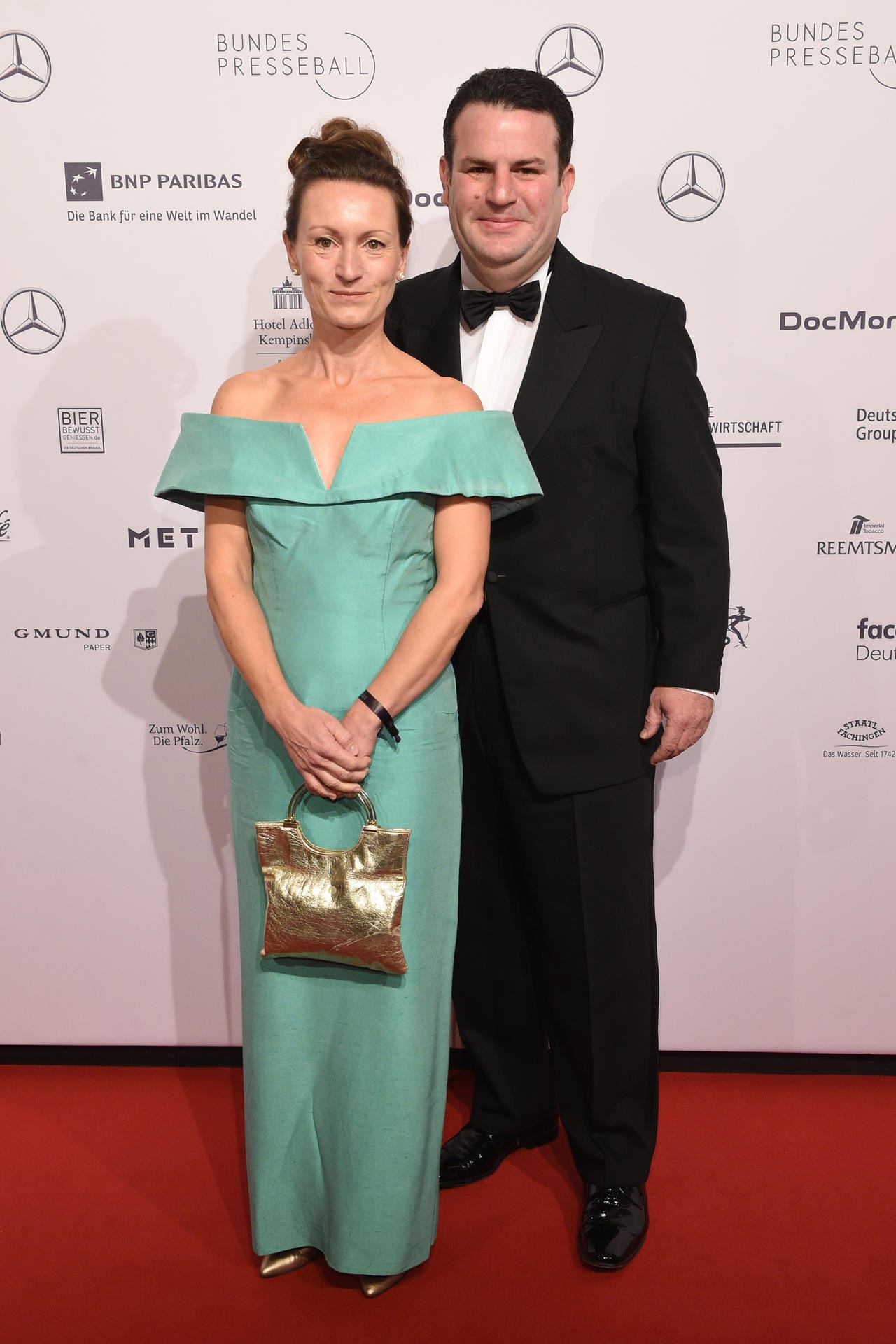 Hubertus Heil (SPD), Bundesminister für Arbeit mit seiner Frau Solveig Orlowski