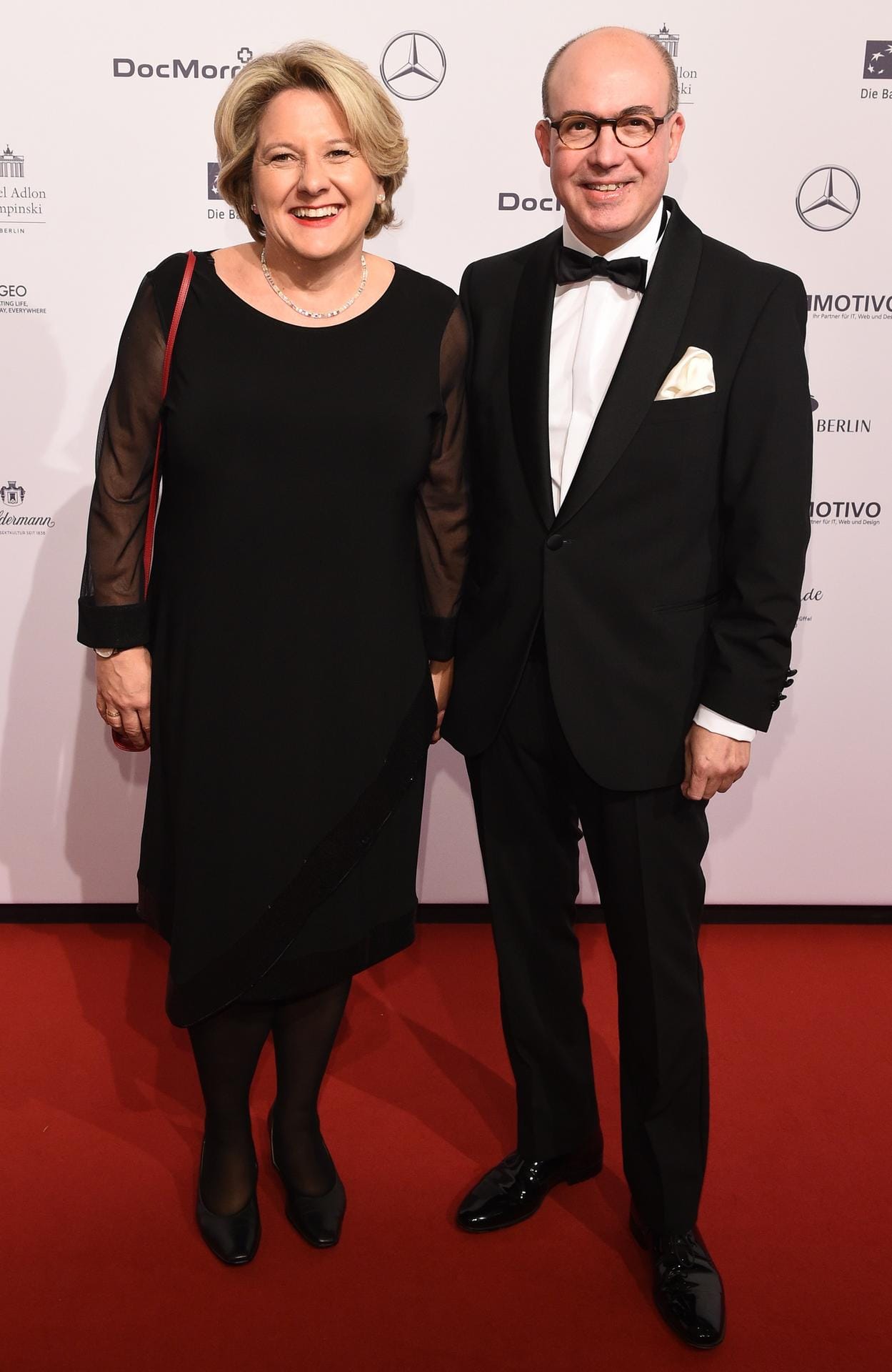 Die Bundesministerin für Umwelt, Naturschutz und nukleare Sicherheit Svenja Schulze (SPD) mit ihrem Lebensgefährten Andrea Arcais