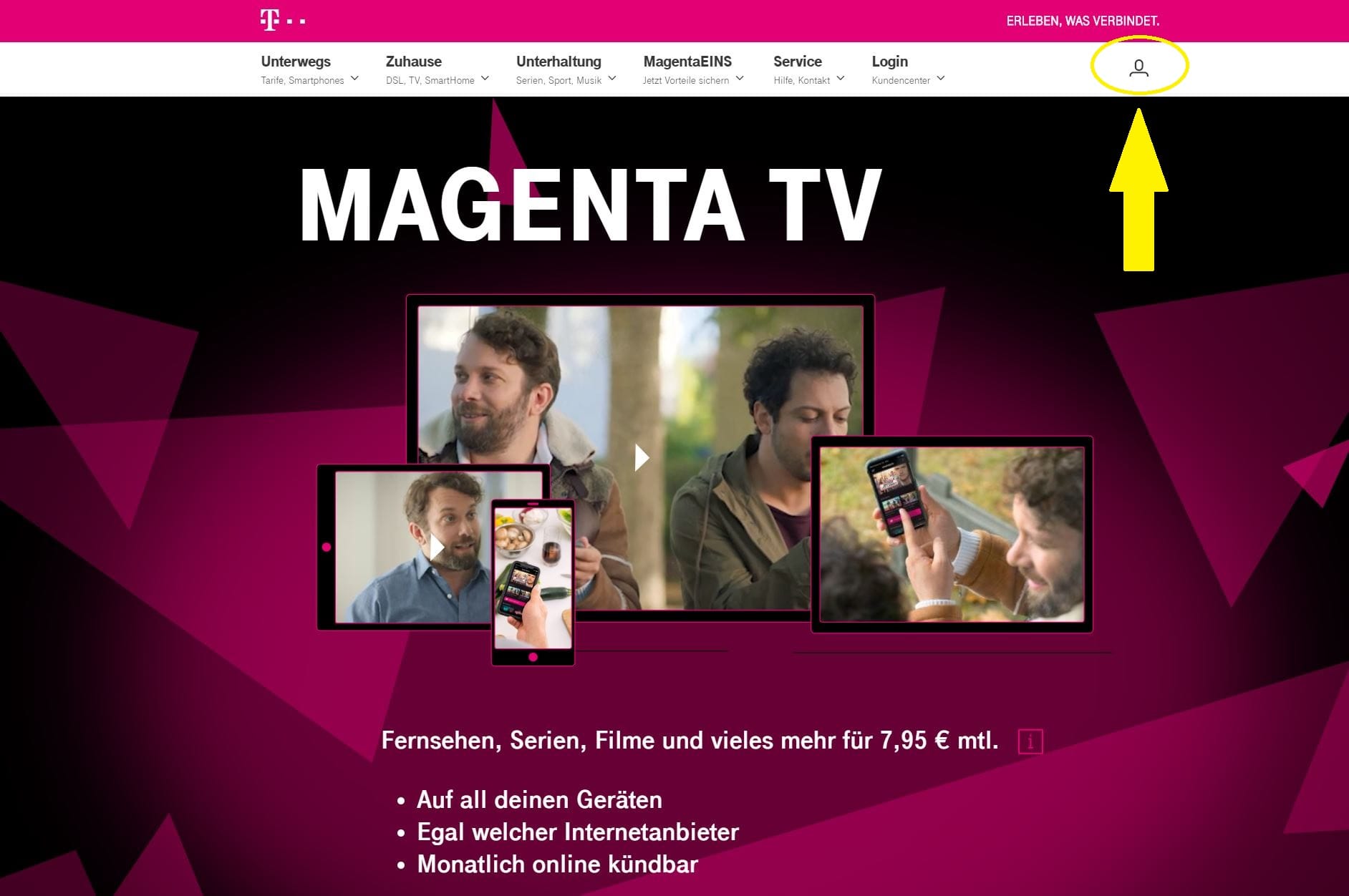 Screenshot MagentaTV