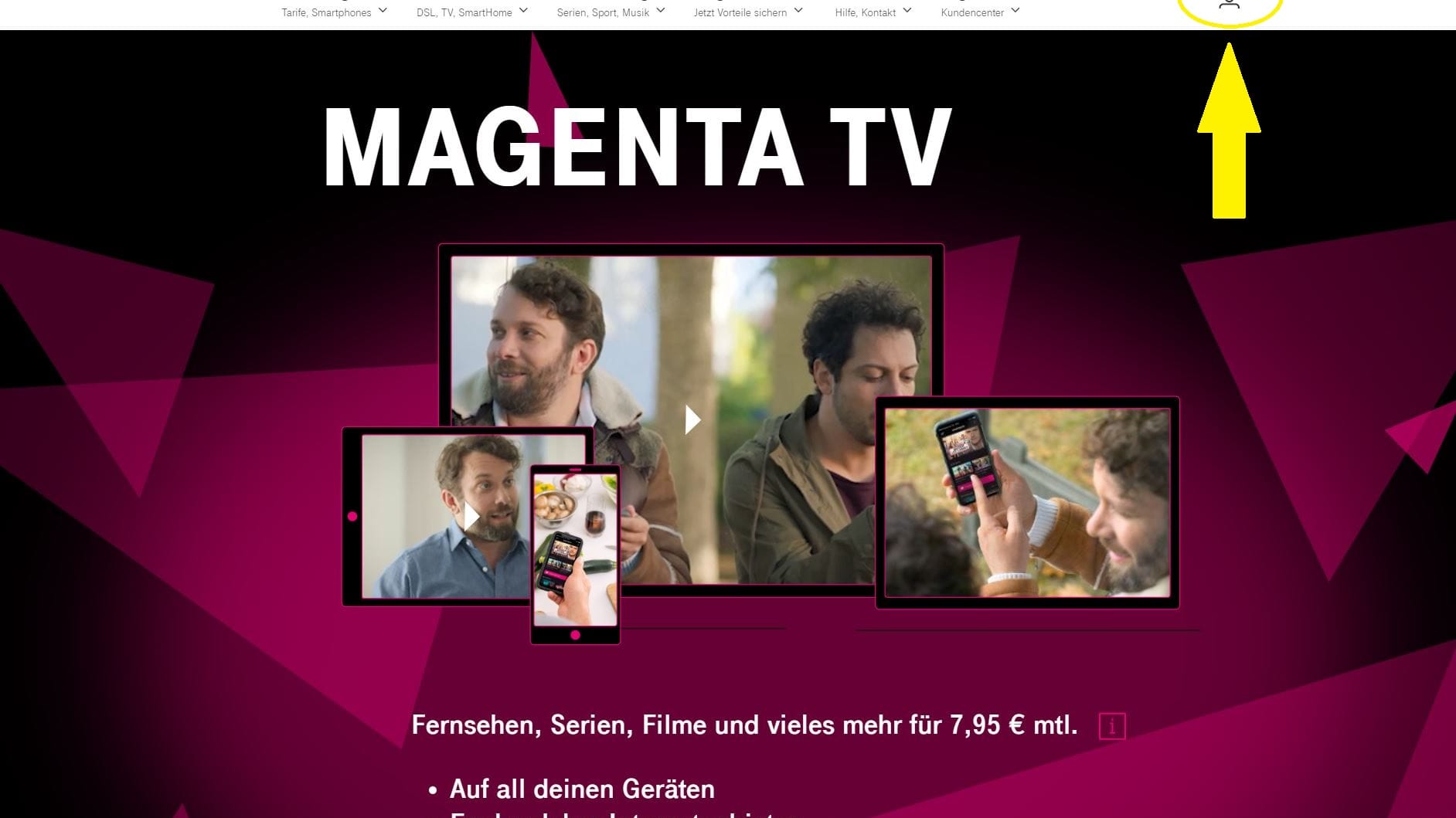 Screenshot MagentaTV