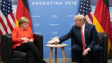Mühsame Suche nach Gemeinsamkeiten: Bundeskanzlerin Angela Merkel und US-Präsident Donald Trump beim G20-Gipfel.