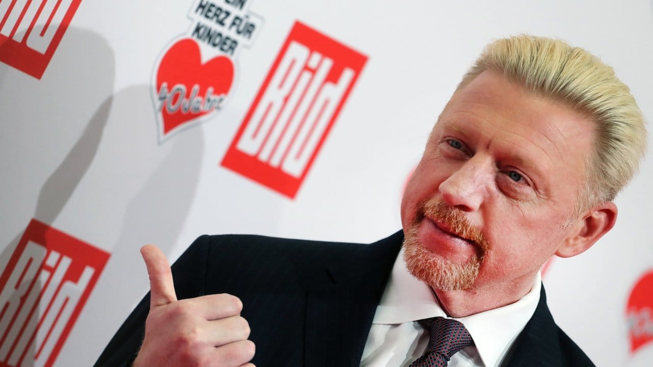 Boris Becker hat seinen Humor nicht verloren. Boris Becker hat seinen Humor nicht verloren.