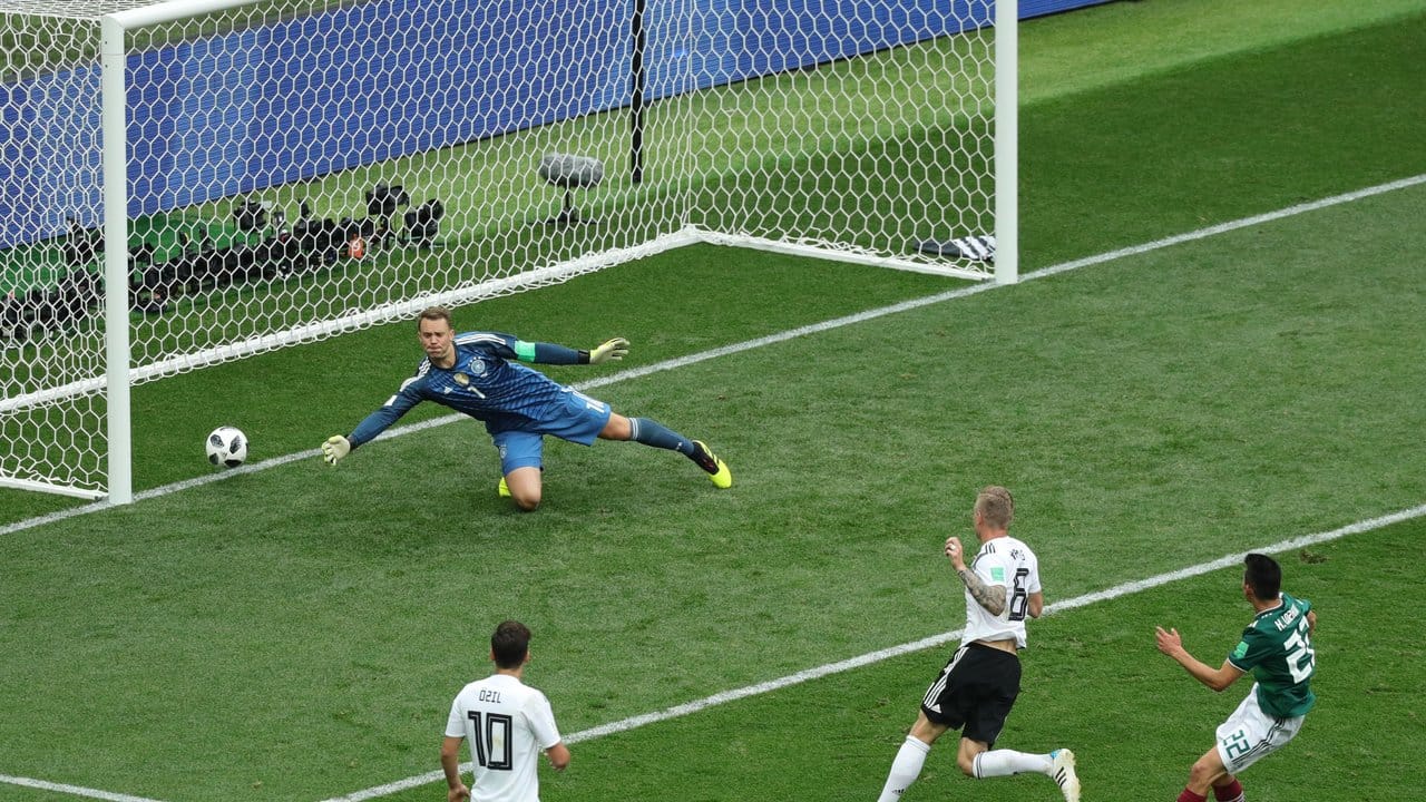Deutschland verliert bei der Fußball-WM 0:1 gegen Mexiko.