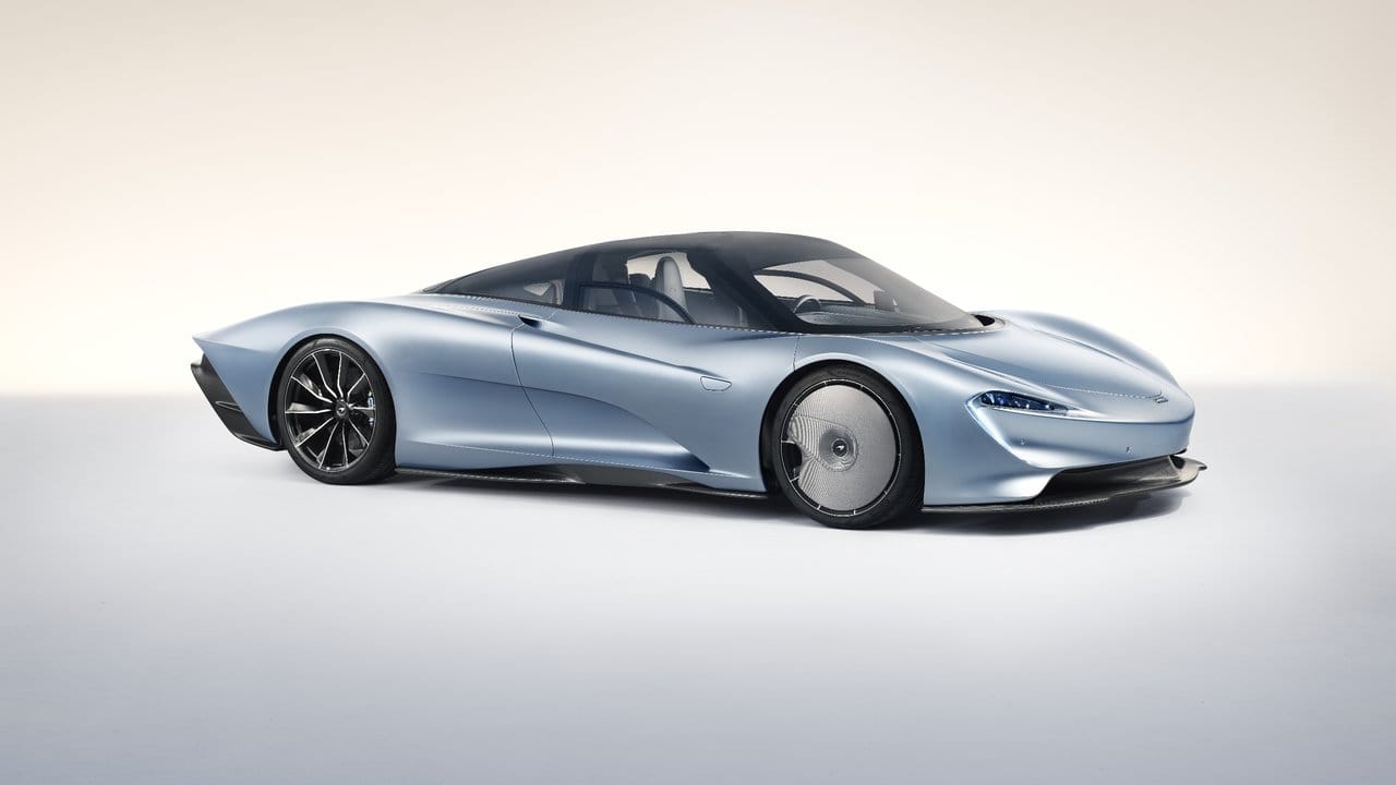 Ausverkaufter Ausnahmesportler: Der McLaren Speedtail mit 772 kW/1050 PS soll 403 km/h schnell werden.