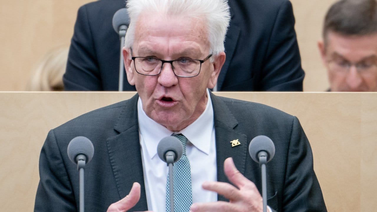 Baden-Württembergs Regierungschef Winfried Kretschmann: "Wir wollen keine Verzwergung der Länder.