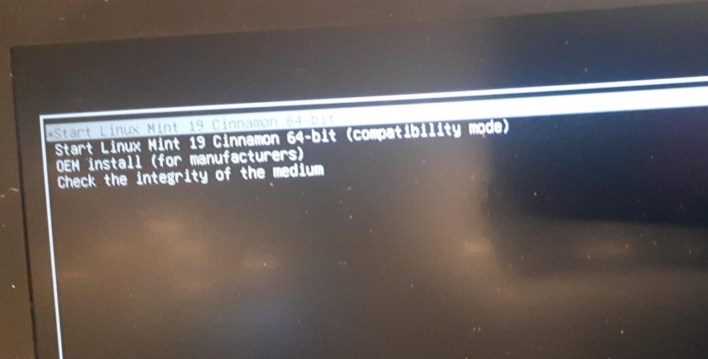 Klicken Sie als nächstes auf "Start Linux Mint 19 Cinnamon 64-bit". Jetzt startet Linux Mint und Sie können das System nach Belieben erkunden und ausprobieren.