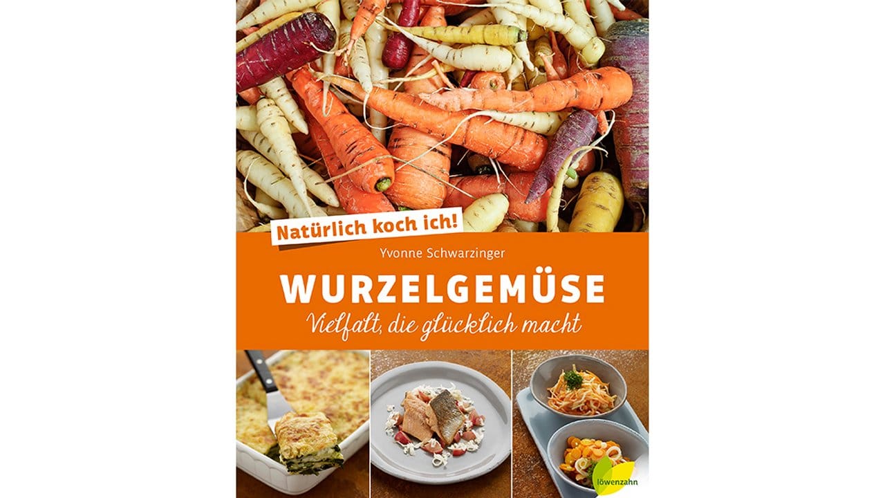 "Natürlich koch ich! Wurzelgemüse: Vielfalt, die glücklich macht" von Yvonne Schwarzinger. "Natürlich koch ich! Wurzelgemüse: Vielfalt, die glücklich macht" von Yvonne Schwarzinger.