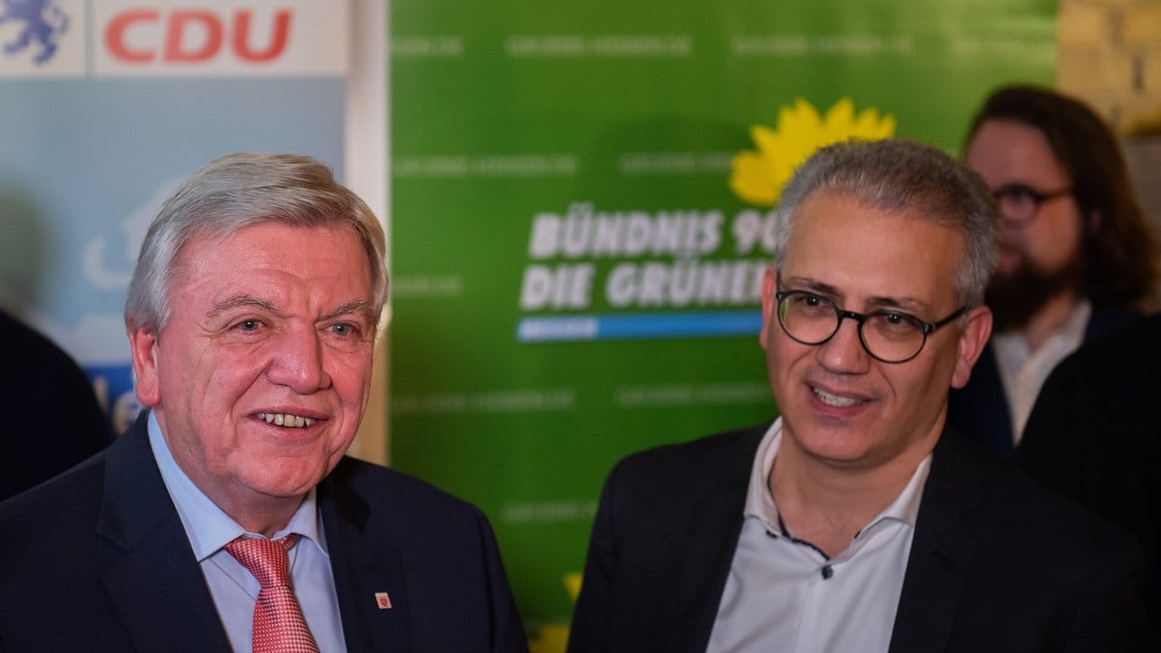 CDU und Grüne wollen ihr Regierungsbündnis in Hessen fortsetzen.