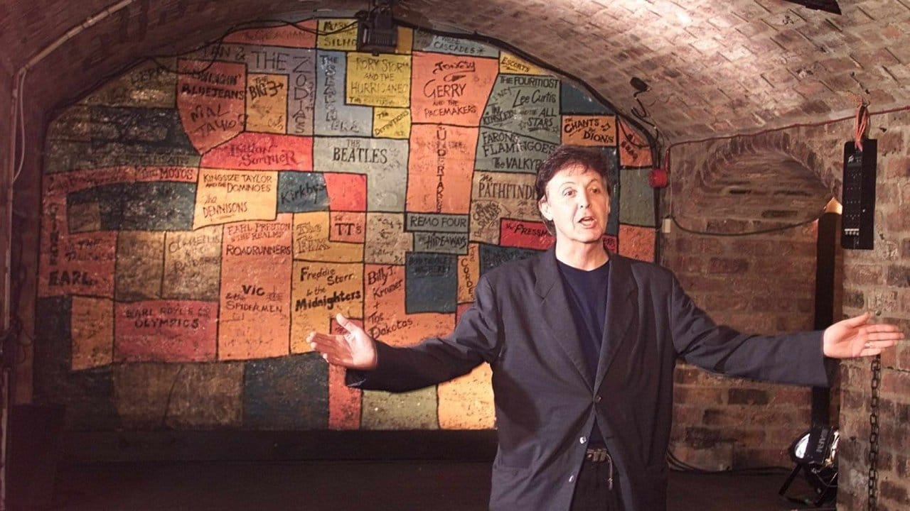 Ex-Beatle Sir Paul McCartney 36 Jahre nach dem Beatles-Auftritt im Cavern Club.