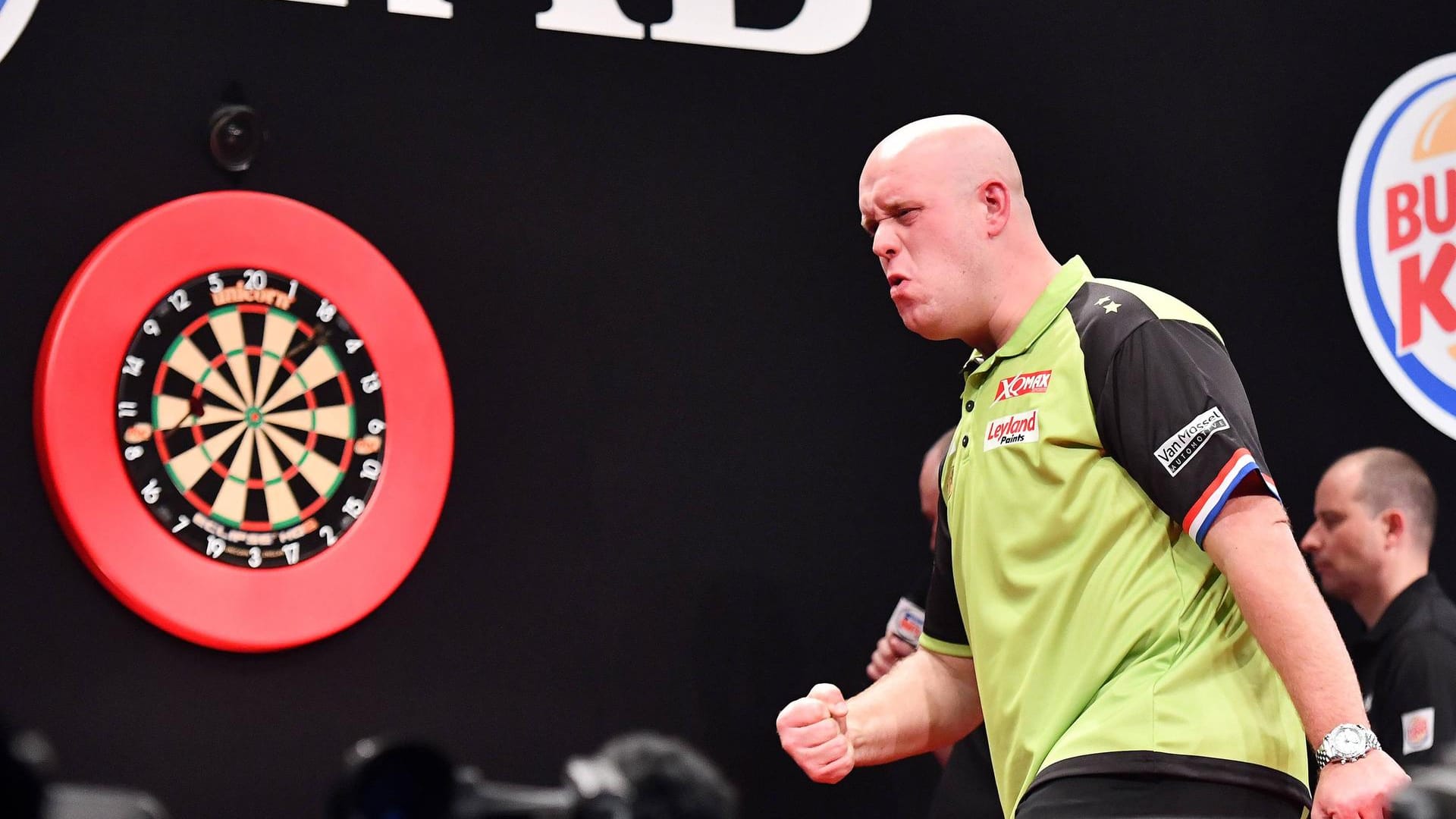 Michael van Gerwen. Spitzname: Mighty Mike.