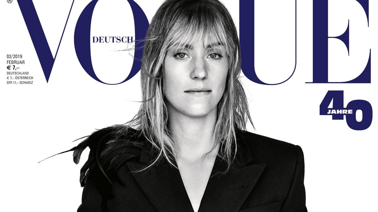 Wimbledon-Siegerin Angelique Kerber auf dem Vogue-Cover.