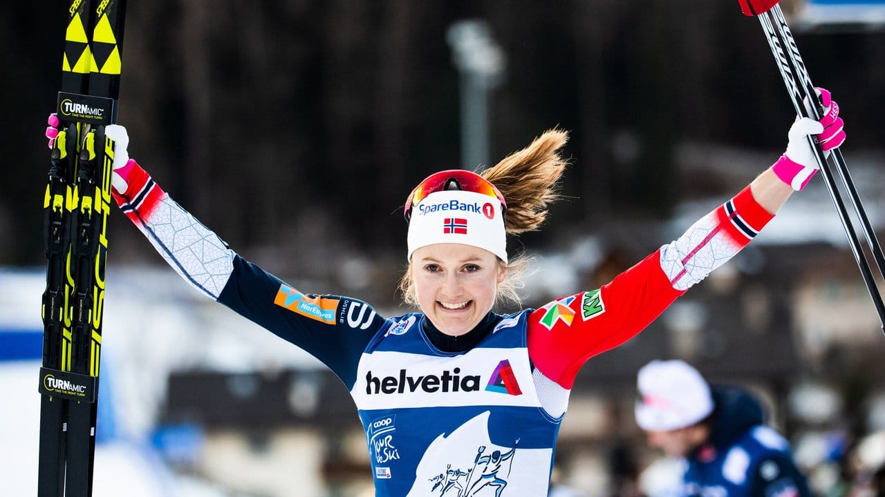 Die Norwegerin Ingvild Flugstad Östberg ist die Siegerin der Tour de Ski.
