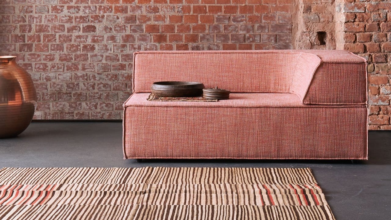 Der Teppich - hier ein Modell von Edelgrund - wird stärker zum Designobjekt im Wohnraum.