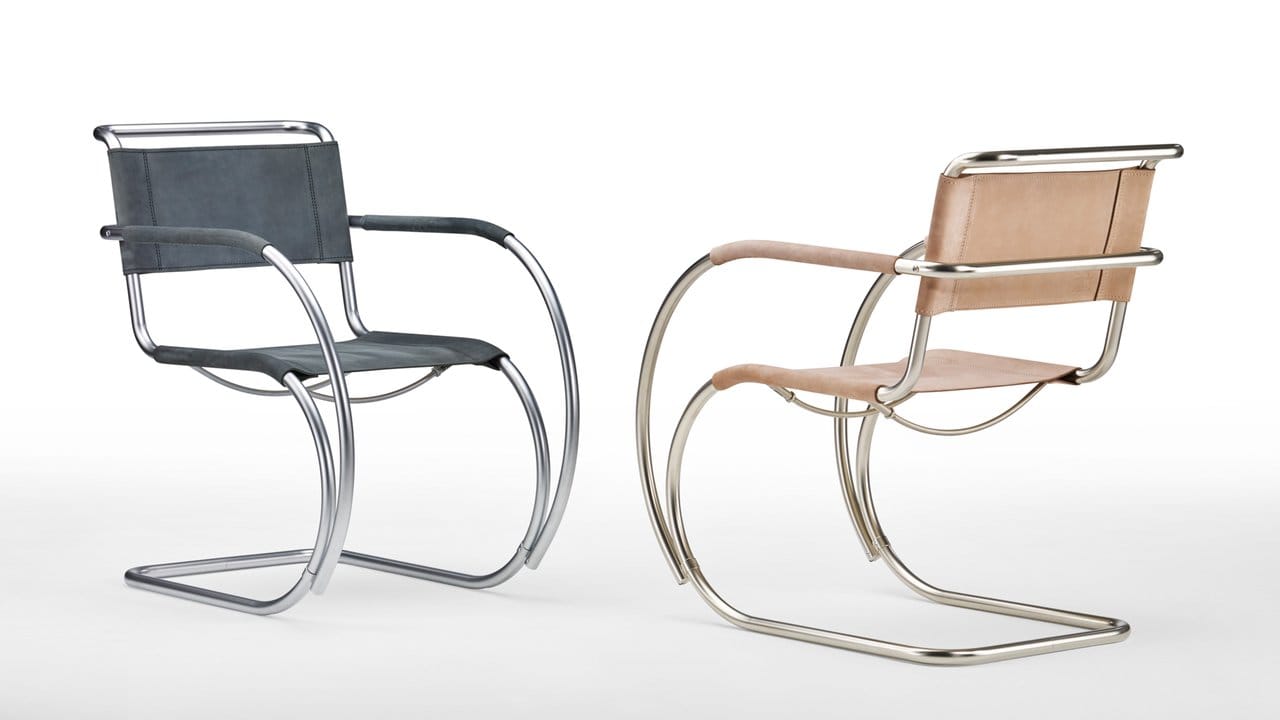 Das Design-Duo Besau Marguerre hat eine limitierte Jubiläumsedition des Thonet-Stuhls namens S 533 F von Mies van der Rohe in zwei Ausführungen entworfen.