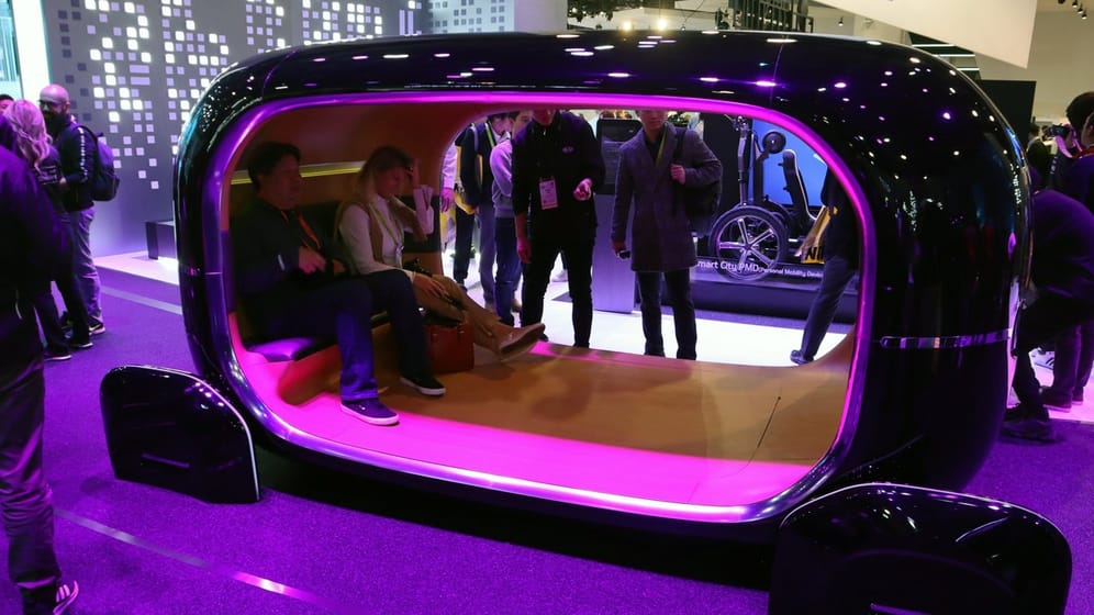 Passagieren im Robo-Taxi die Fahrt so angenehm wie möglich zu machen, ist ein Aspekt solcher Konzeptautos wie diesem von Kia.