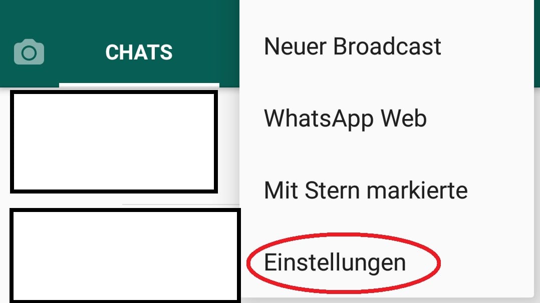 Klicken Sie jetzt auf "Einstellungen".