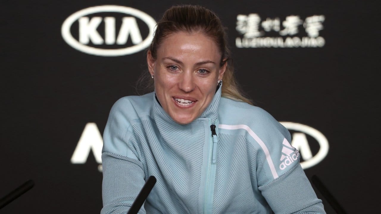 Angelique Kerber zeigt sich bei der Pressekonferenz zuversichtlich für die Australian Open.