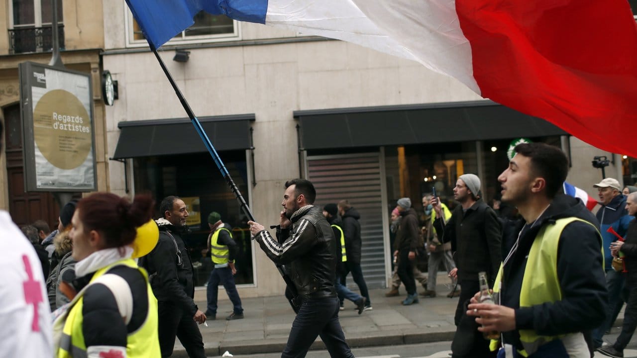 Demonstration in Paris.