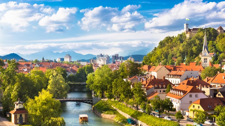 Platz 10: Ljubljana. Die Stadt in Slowenien besitzt im Vergleich zu den anderen europäischen Hauptstädten die meisten Grünanlagen.