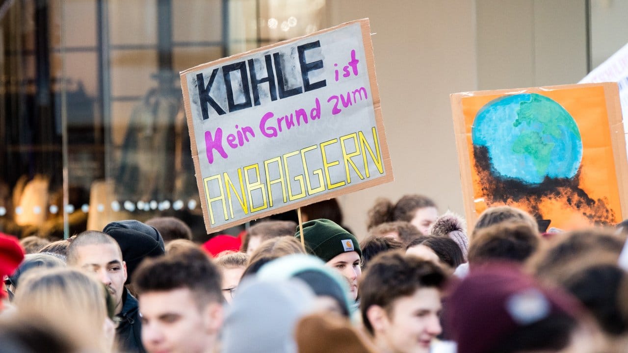 Schülerprotest in Hannover.