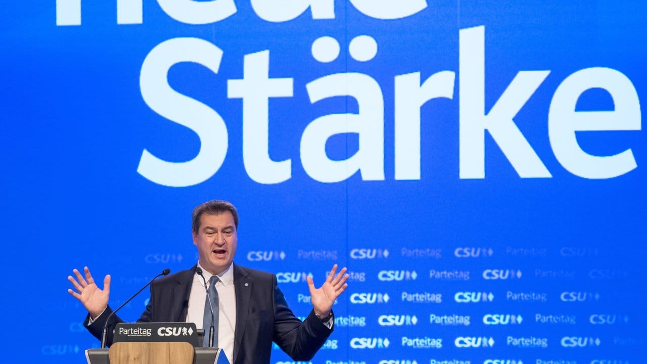 Neue Stärke - die kann der neue CSU-Chef Markus Söder nach den verheerenden Wahlergebnissen brauchen.