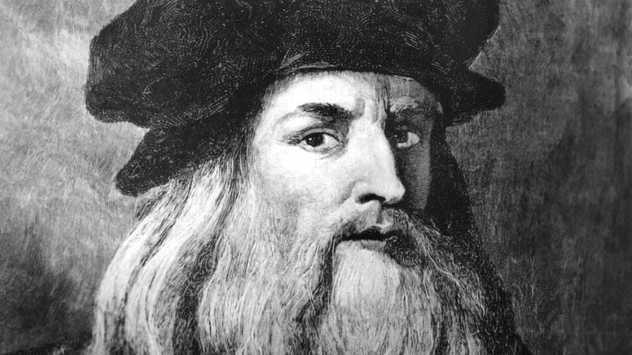 Leonardo da Vinci, geboren am 15.