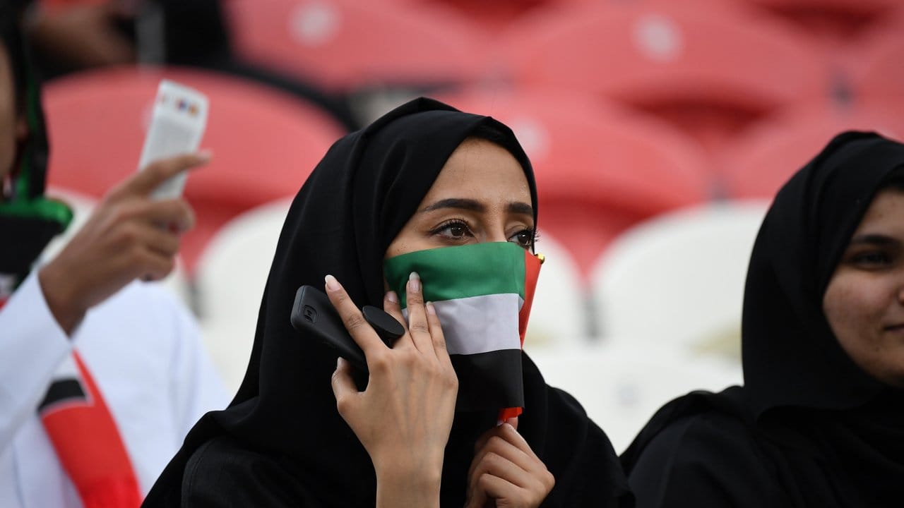 Unter den Zuschauern beim Halbfinale befindet sich fast nur Publikum aus den Vereinten Arabischen Emiraten.