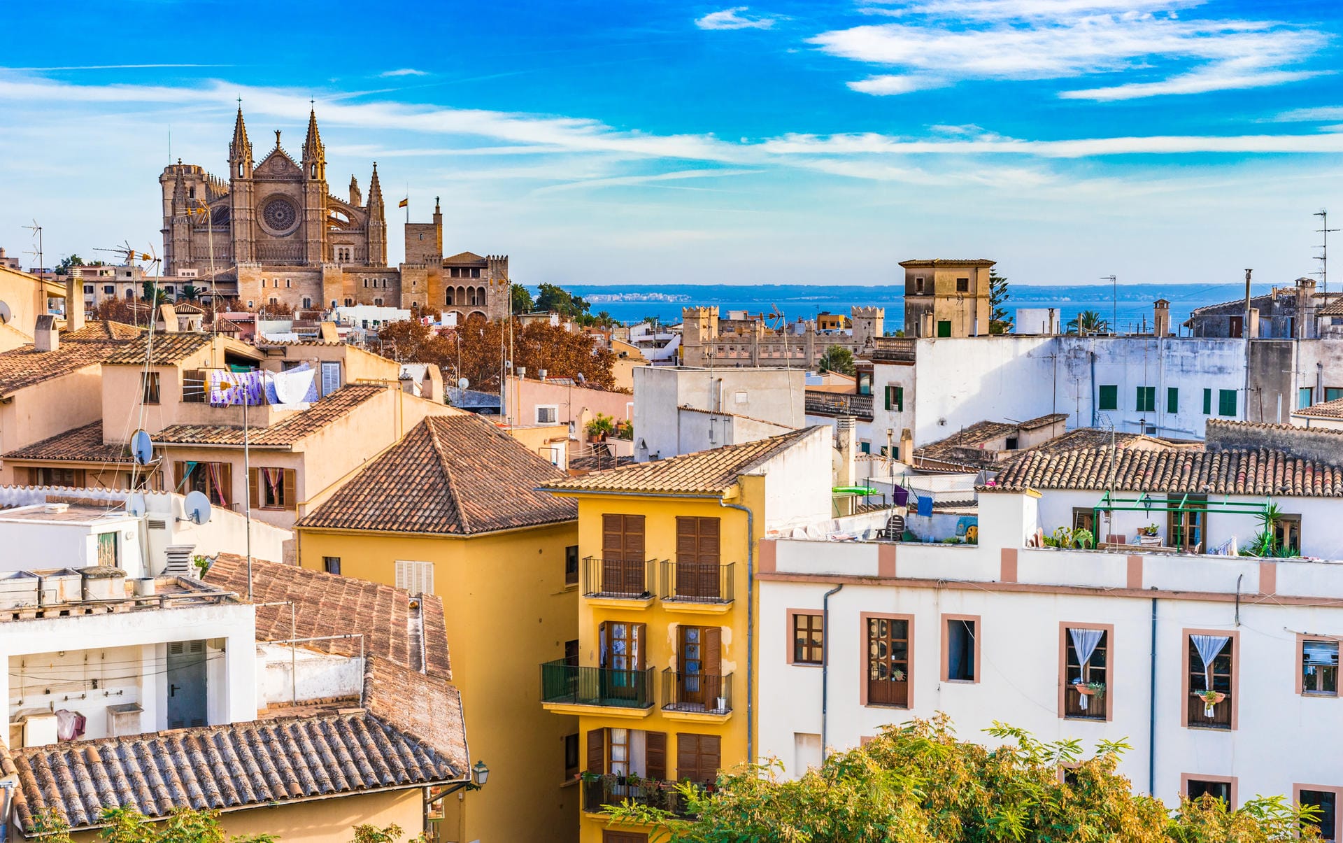 Altstadt von Palma de Mallorca: Hier gibt es oft illegale Ferienwohnungen. Ein neues Gesetz bereitet diesen ein Ende.