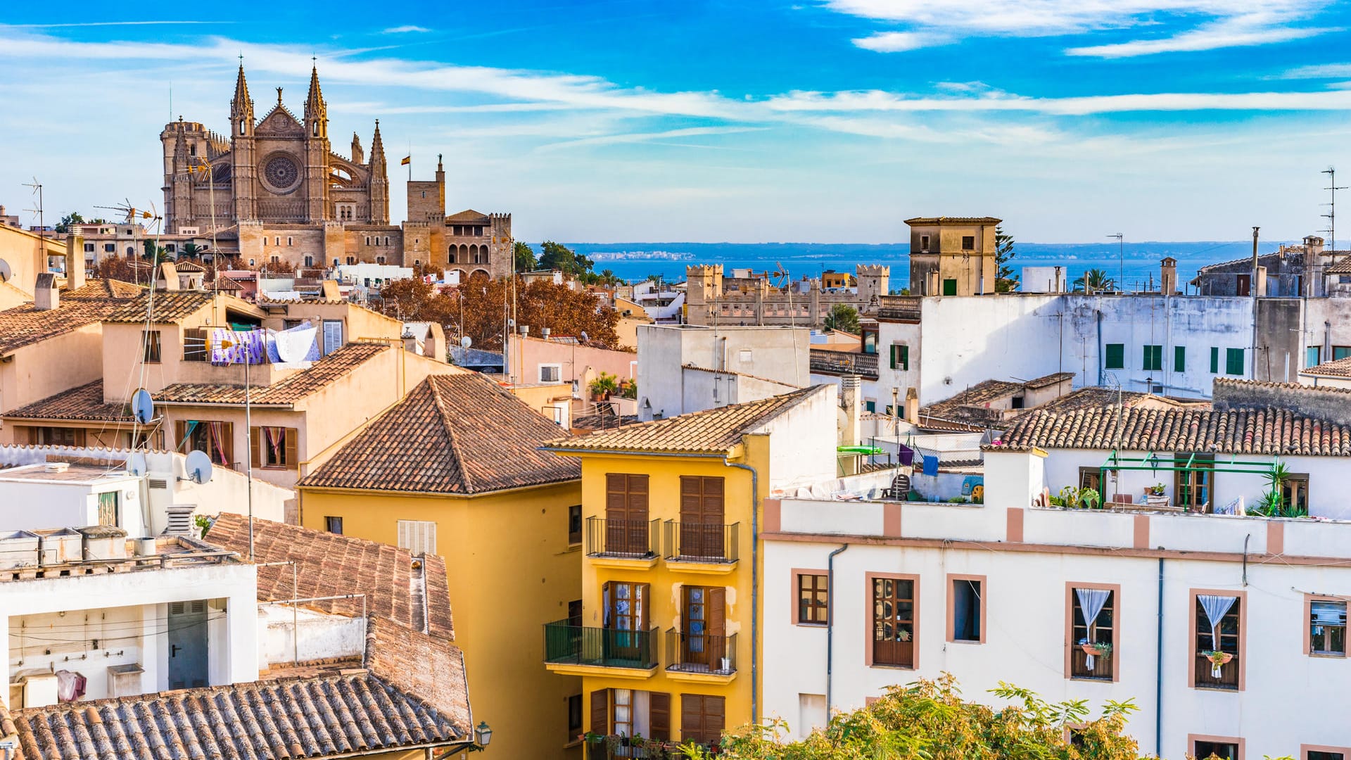 Altstadt von Palma de Mallorca: Hier gibt es oft illegale Ferienwohnungen. Ein neues Gesetz bereitet diesen ein Ende.