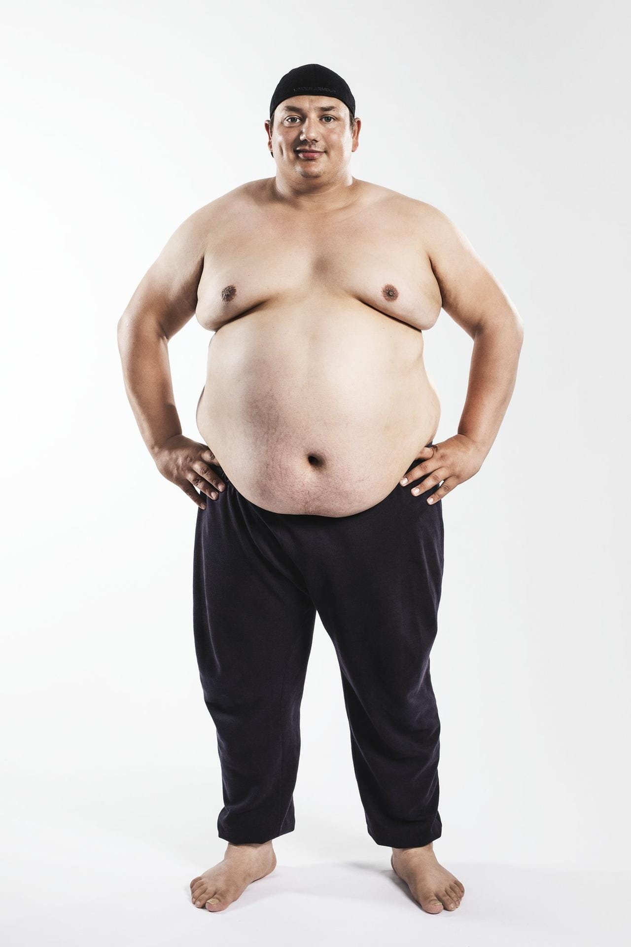 René (36) wiegt 169,6 Kilo.