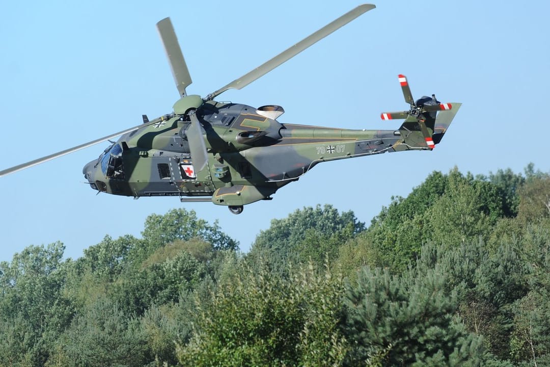 Die Bundeswehrhubschrauber vom Typ NH 90 können derzeit nur eingeschränkt eingesetzt werden.