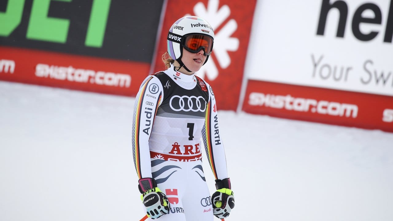 Viktoria Rebensburg belegte in der Abfahrt Rang elf.
