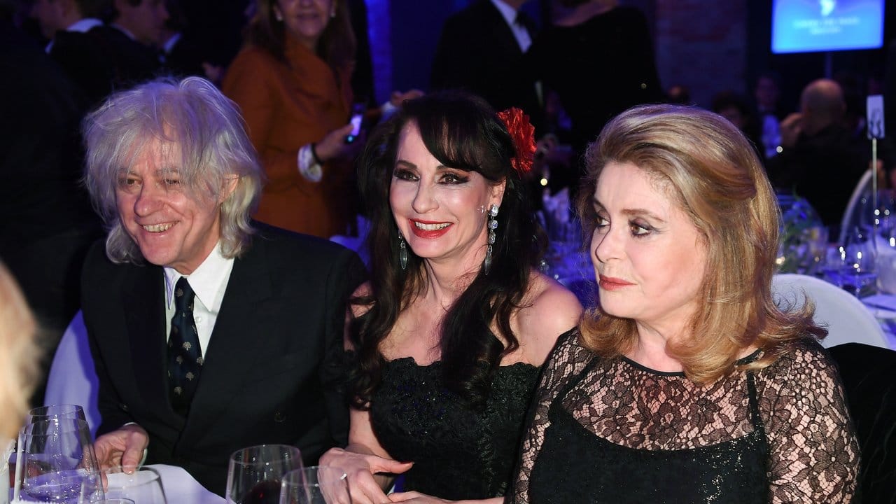 Bob Geldof, Anna Maria Kaufmann und Catherine Deneuve bei der Charity-Gala der Initiative Cinema for Peace.