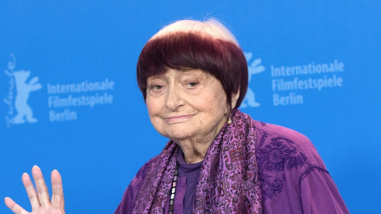 Die 90-jährige Agnès Varda auf der Berlinale. Die 90-jährige Agnès Varda auf der Berlinale.