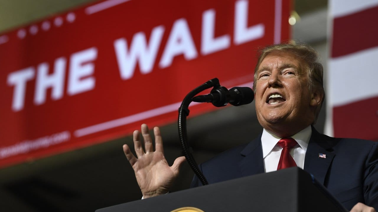 US-Präsident Donald Trump will mit allen Mitteln eine Grenzmauer zu Mexiko errichten lassen.