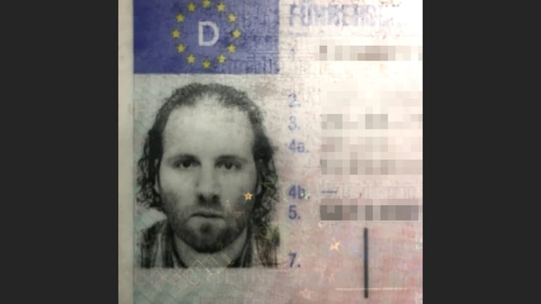 Jan Käseberg auf seinem Führerschein.