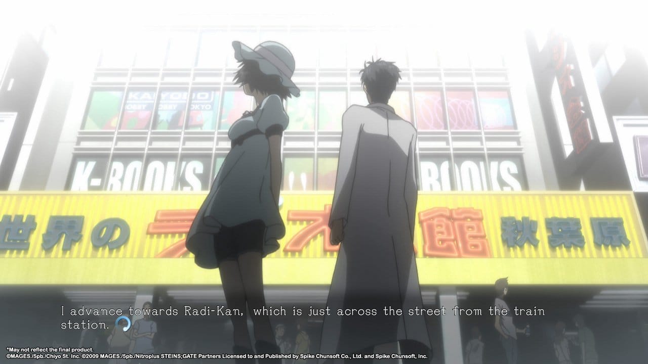 "Steins; Gate Elite" enthält viele animierte Szenen der Anime-Serie Steins; Gate.