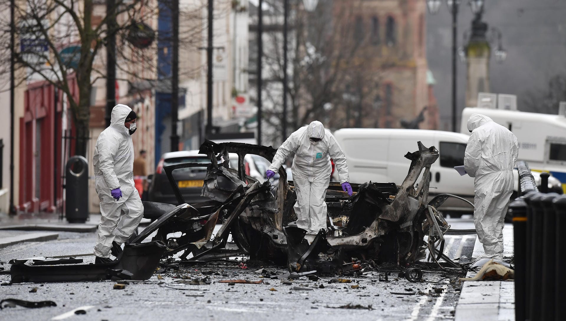 Autobombe im Januar 2019 in Londonderry.
