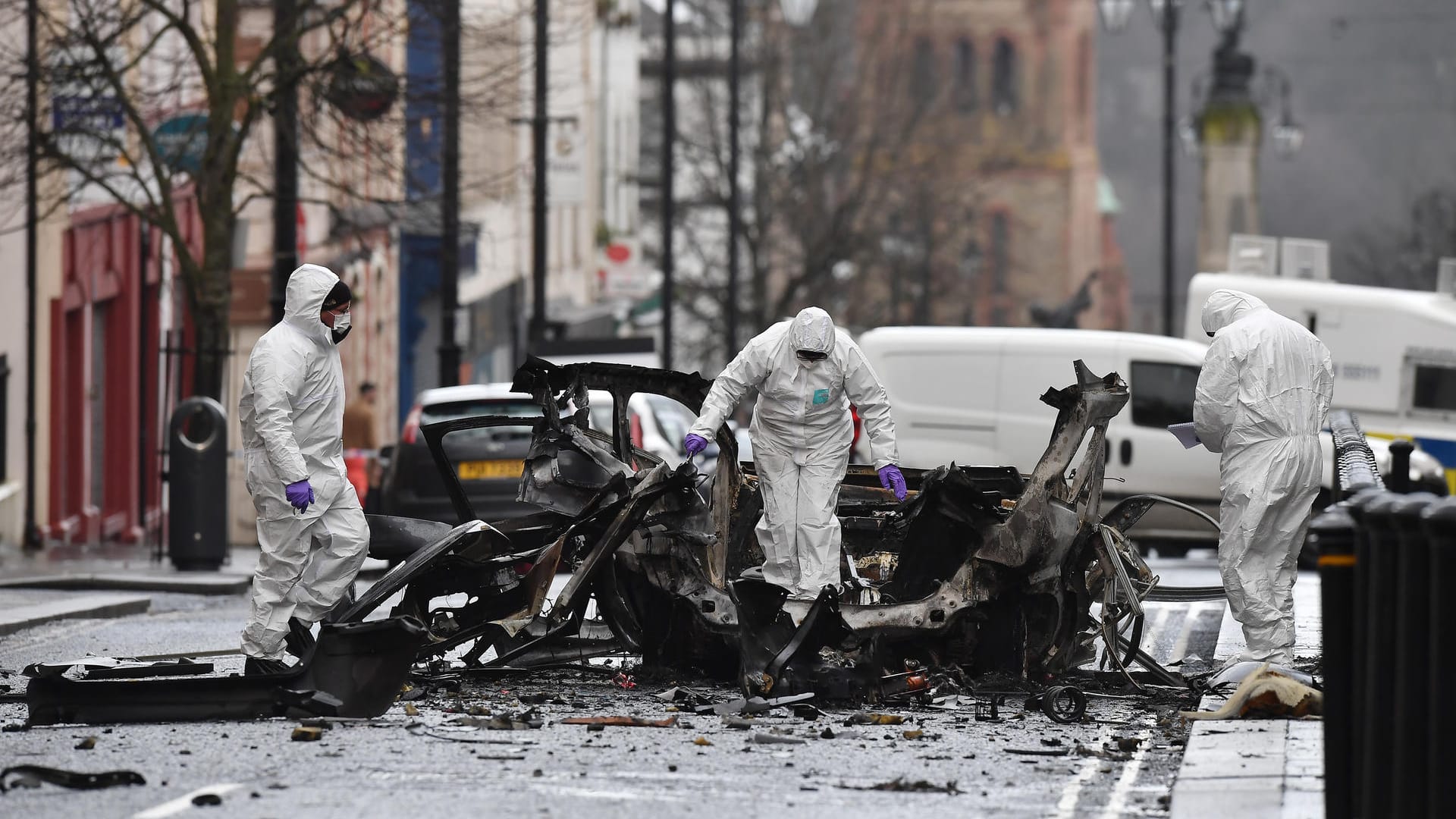 Autobombe im Januar 2019 in Londonderry.